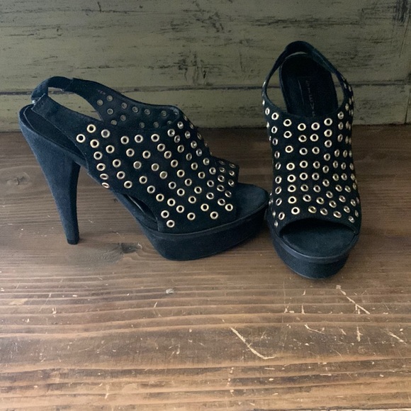 Steven By Steve Madden Shoes - Steve Madden unique Black Heels